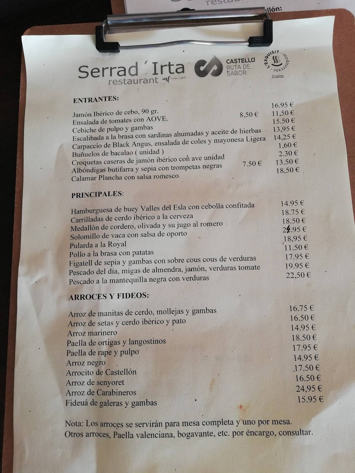 Restaurante Serra d'Irta en Alcossebre — foto 2