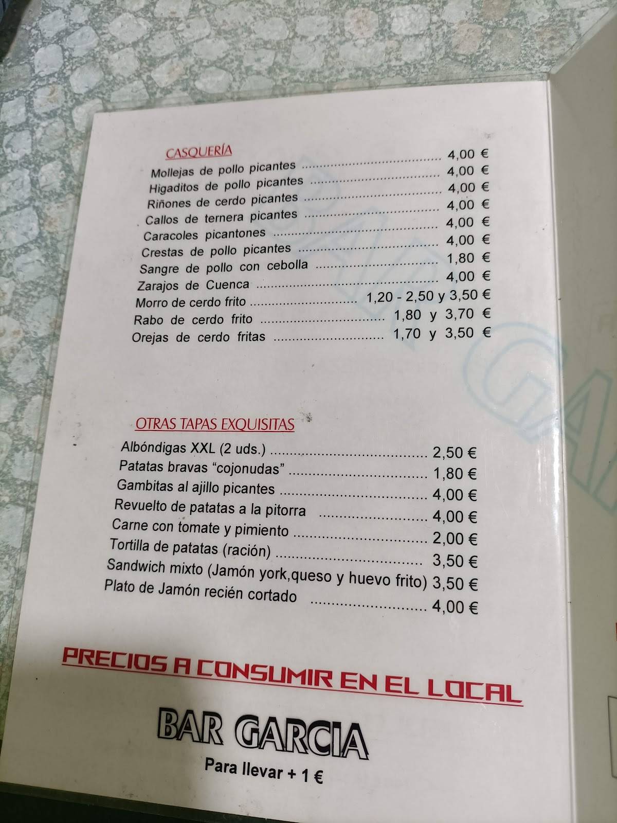 Bar Garcia en Castellón de la Plana — foto 3