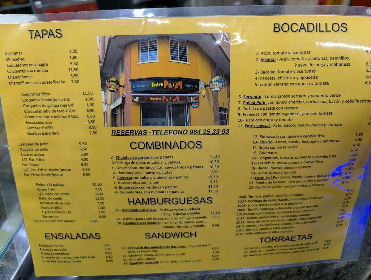 Cafetería Entre Pa I Pa en Castellón de la Plana — foto 3