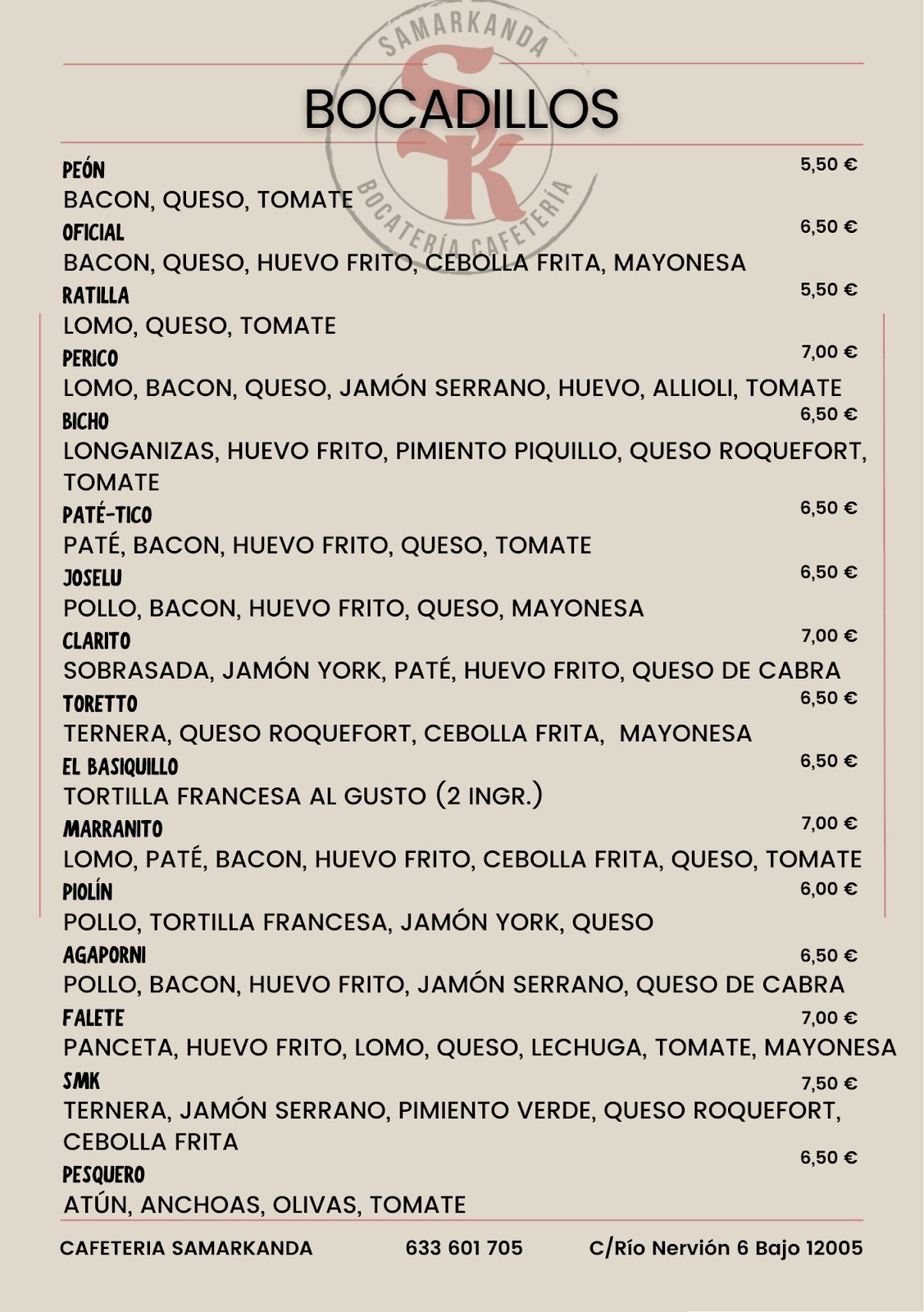 Cafetería samarkanda en Castellón de la Plana — foto 3