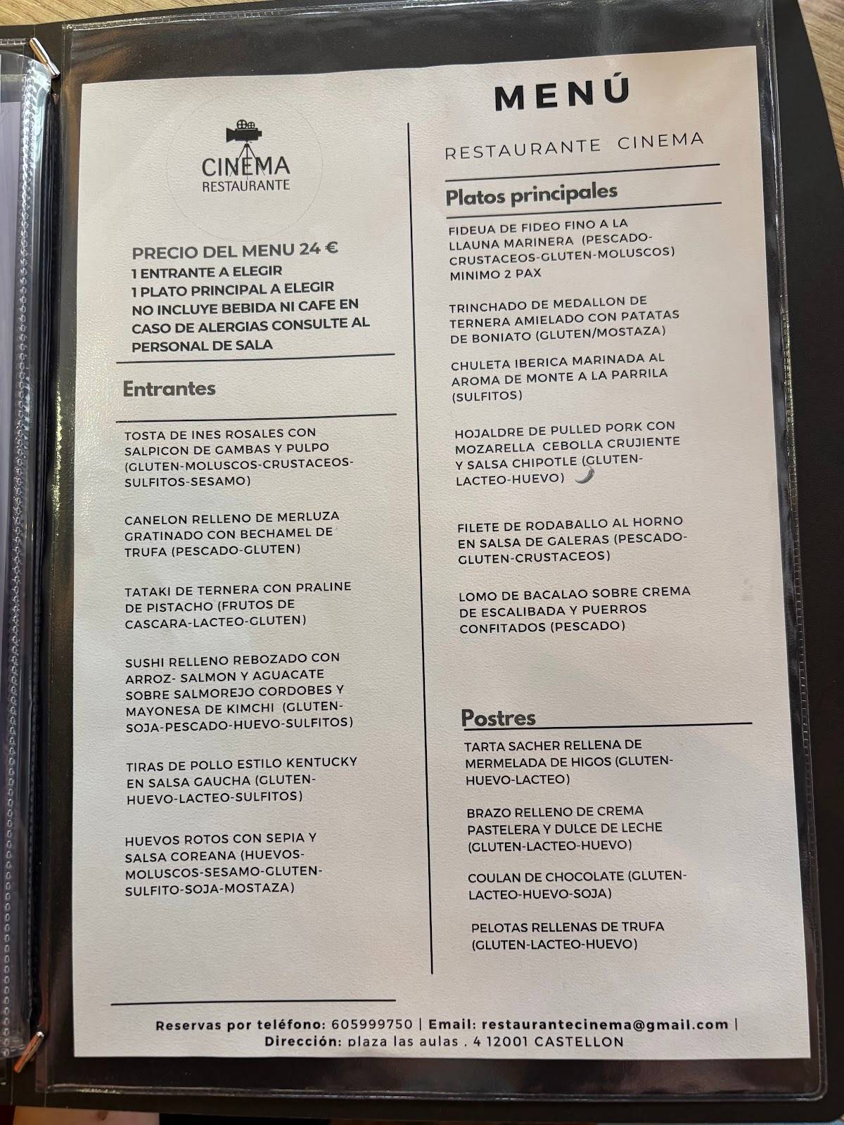 Restaurante Café Cinema en Castellón de la Plana — foto 3