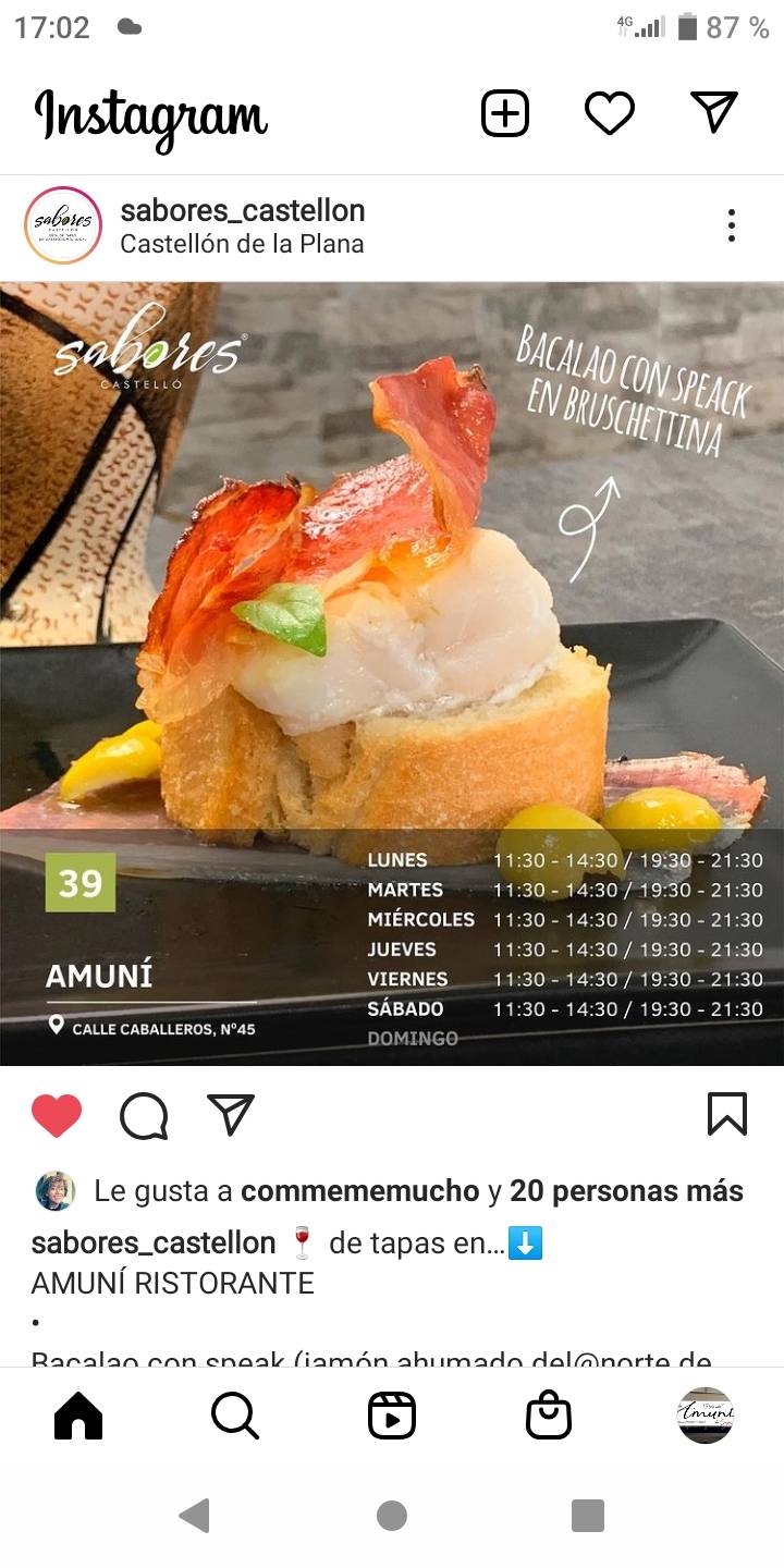 Trattoria Mone Amuní en Castellón de la Plana — foto 3