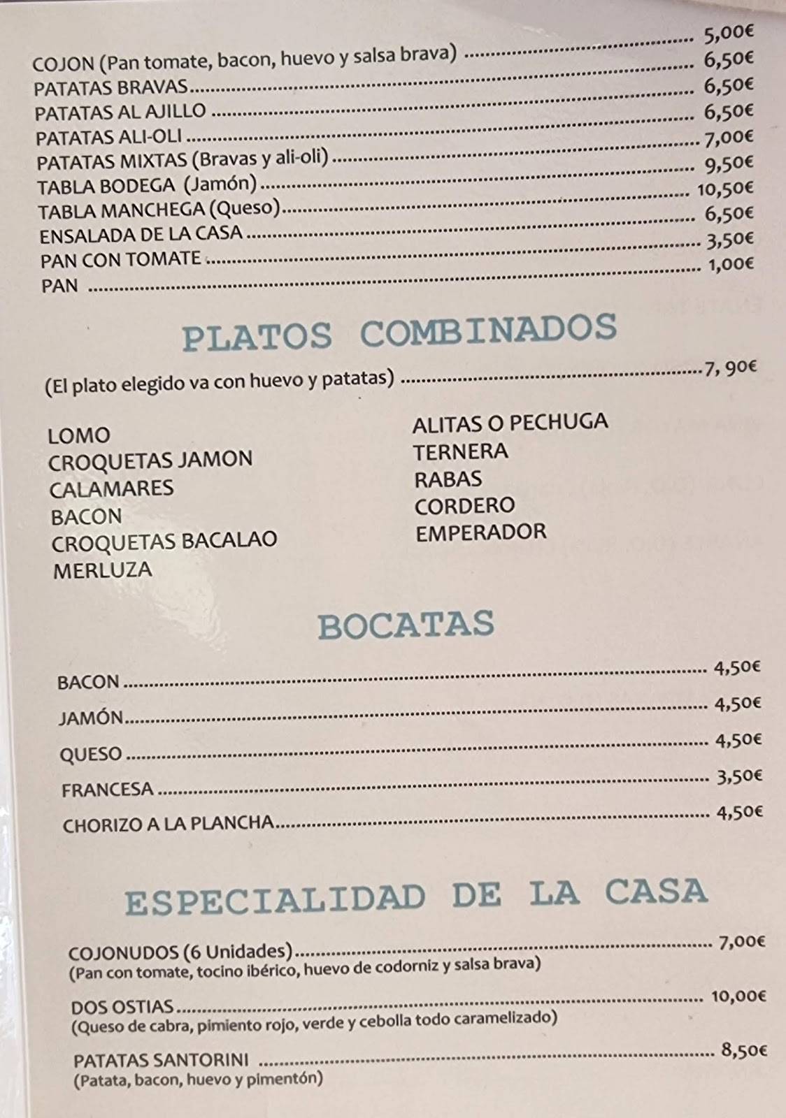 Bar Domingo Tapas en Peñíscola — foto 2