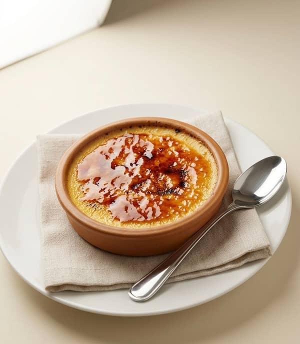 Crema catalana de MENÚ en Restaurante Valentin, Alcossebre