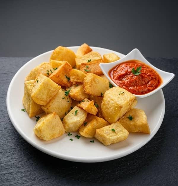 Patatas bravas en Restaurante Valentin, Alcossebre