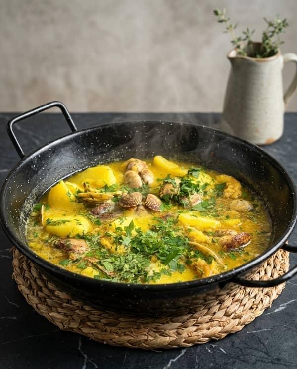 Caldereta de Rape en Restaurante Valentin, Alcossebre