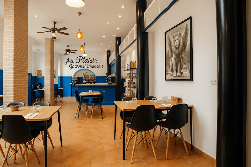 Aux plaisirs gourmands français - restaurante en El Campello, Alicante, España