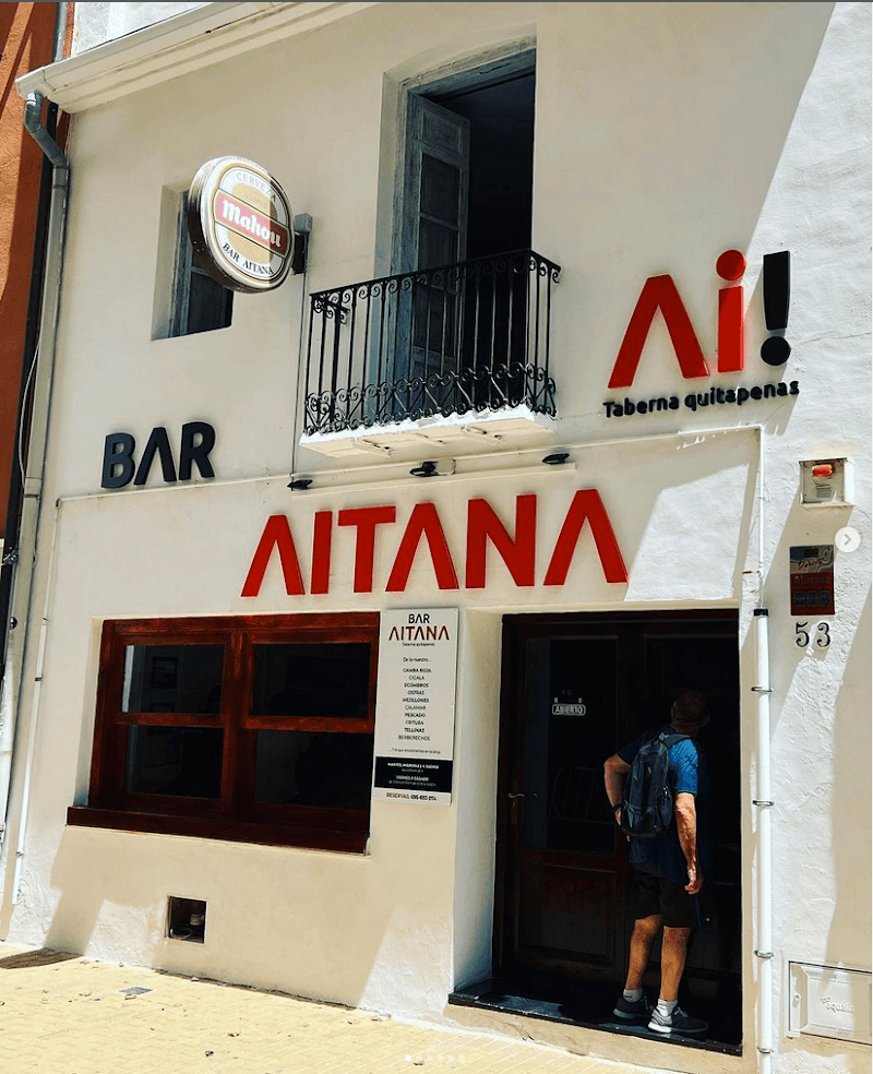 Bar Aitana, Taberna Quitapenas - restaurante en Dénia, Alicante, España