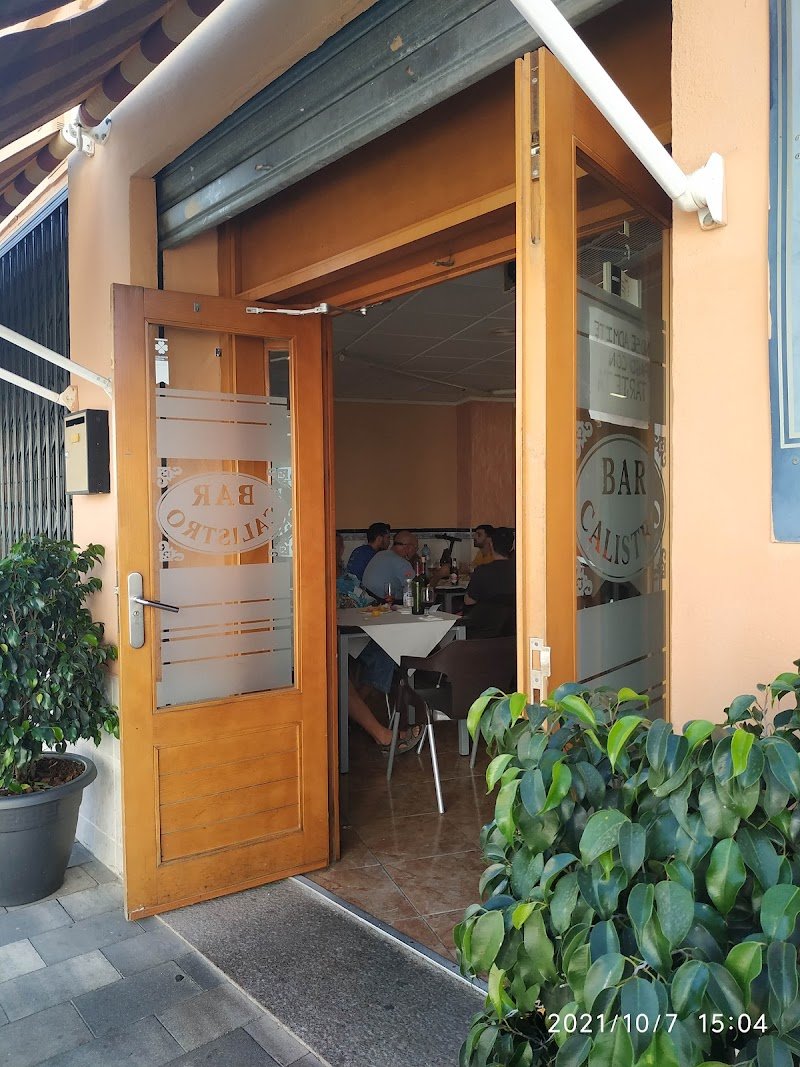 Bar Calistro - restaurante en Gandía, Valencia, España