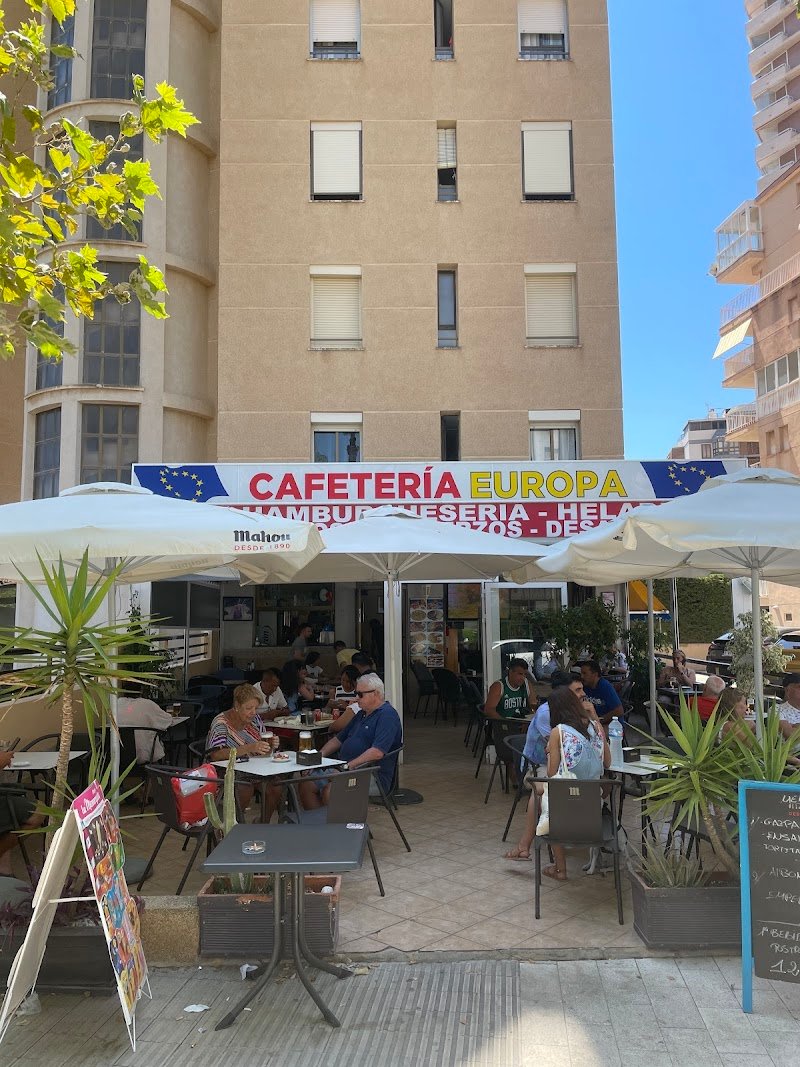 Cafetería Europa - restaurante en Calpe, Alicante, España