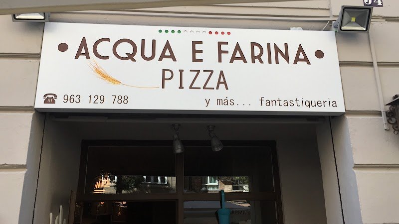 Pizzería Acqua e Farina - restaurante en Valencia, Valencia, España