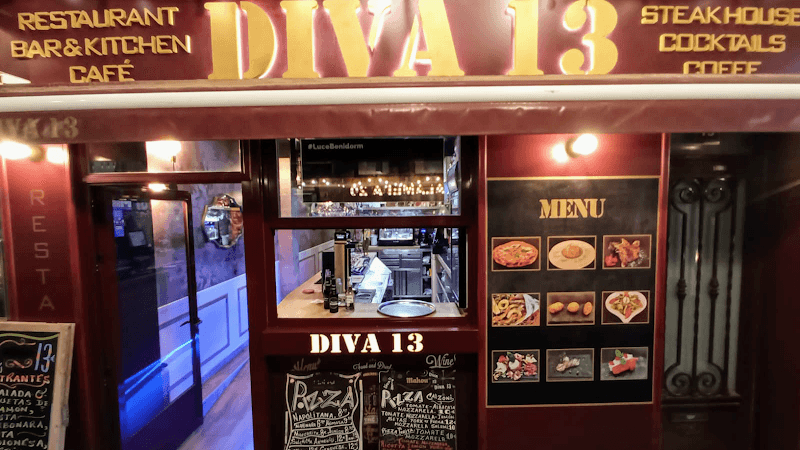 Restaurante pizzería Diva13 - restaurante en Benidorm, Alicante, España