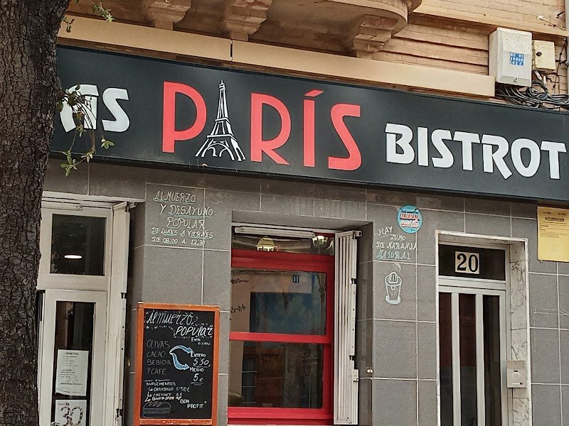 Sopars Paris Bistrot - restaurante en Alboraya, Valencia, España
