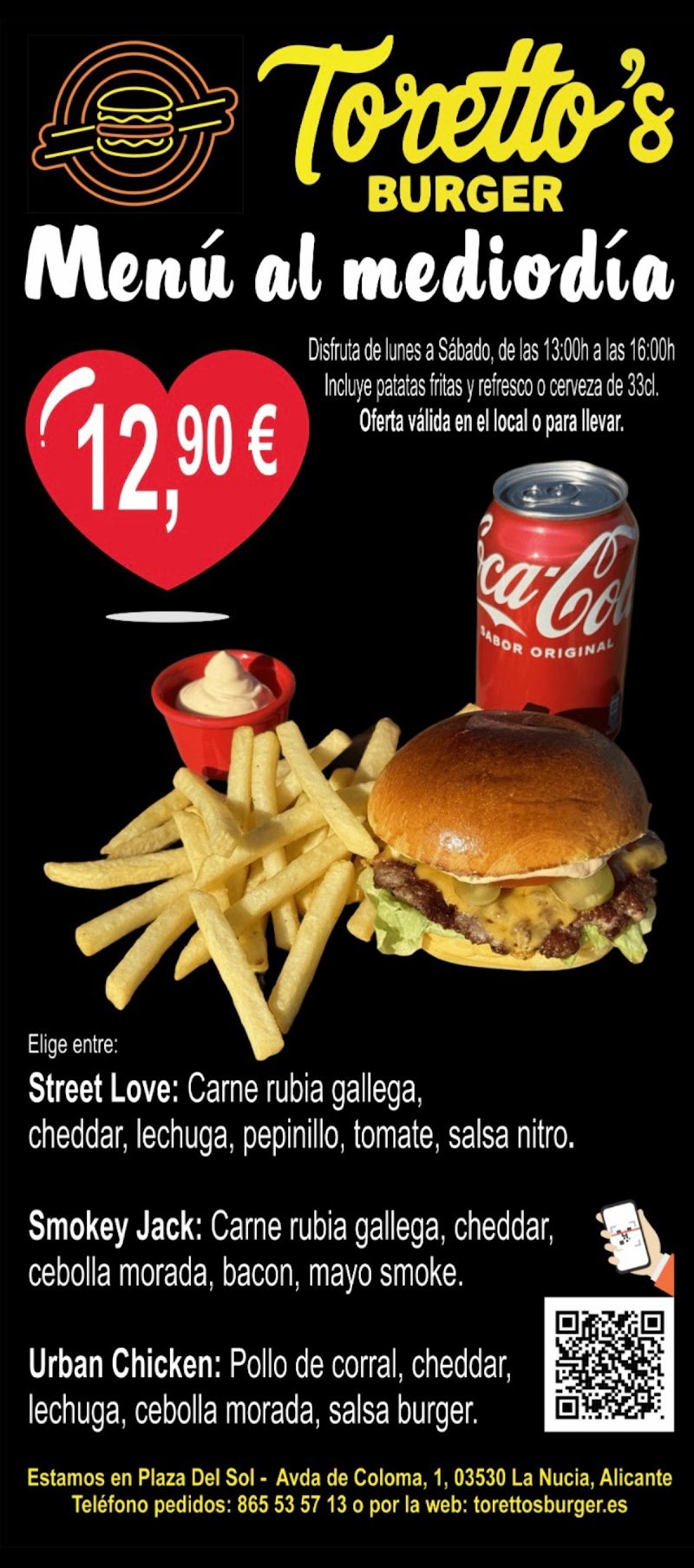 Toretto's Burger - restaurante en La Nucía, Alicante, España